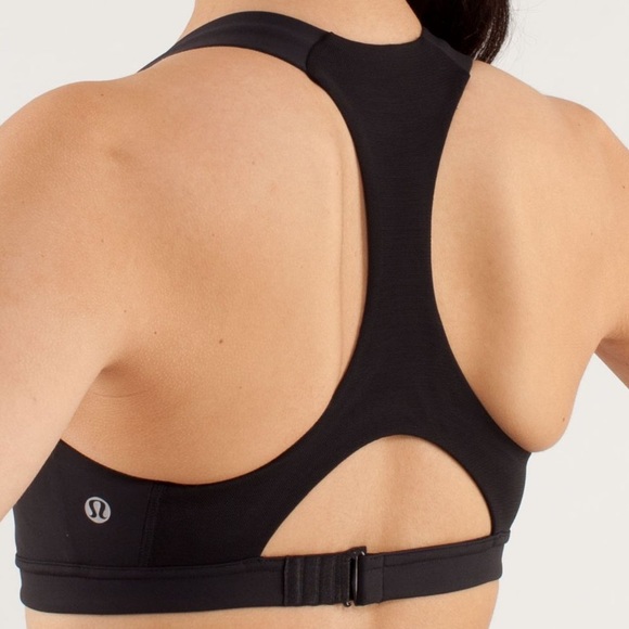 lululemon athletica Other - Lululemon Run: Hook Me Up Bra Black Women’s 8